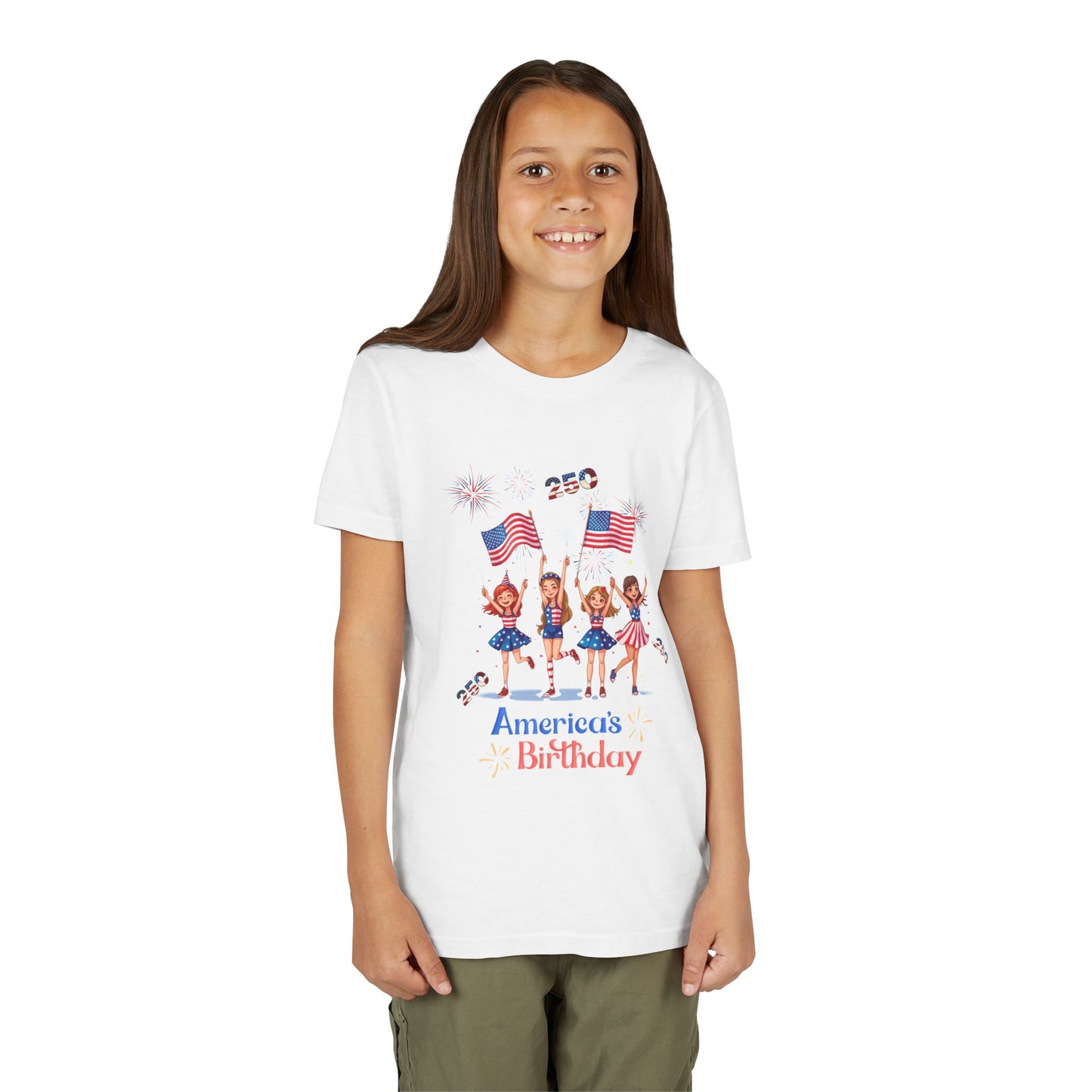 Youth T- Shirt America 250th Anniversary Collection (Cheerleaders)