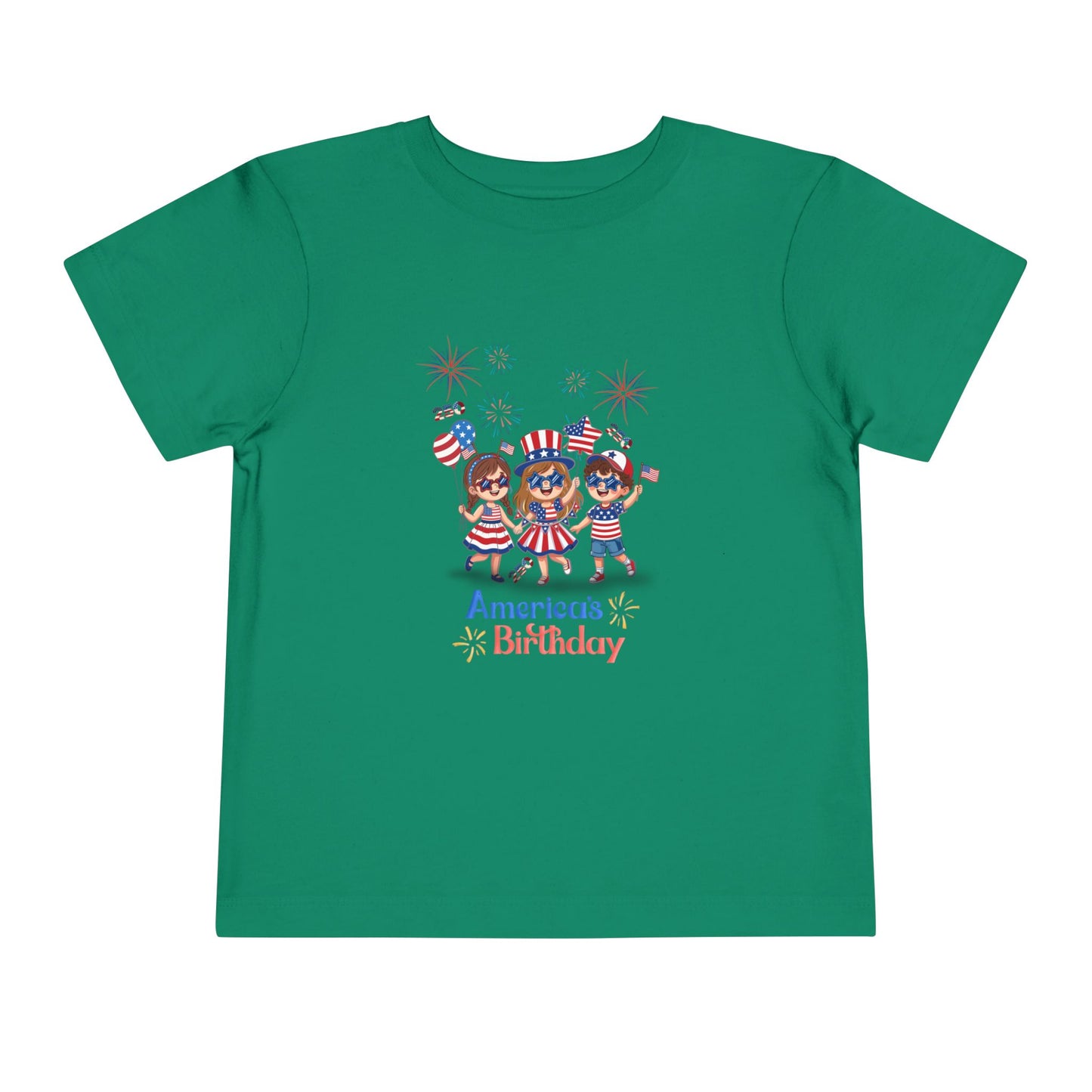 American 250th Anniversary Toddler Short Sleeve Tee (Star Sunglasses)