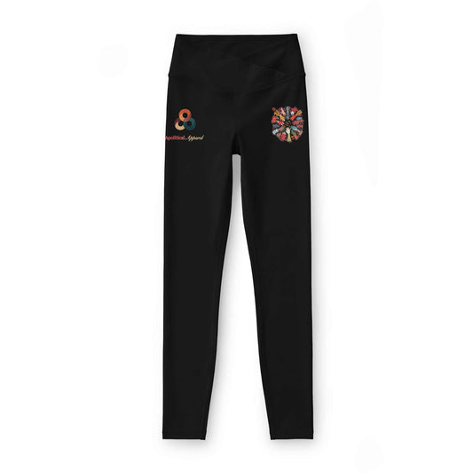 Women’s Luxe workout leggings worn on hands showcasing fabric details