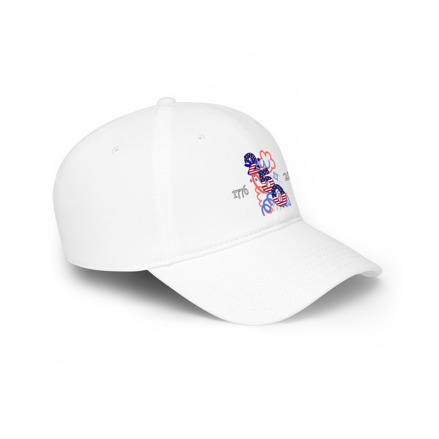 American 250th Anniversary Low Profile Baseball Cap ( Doodle)