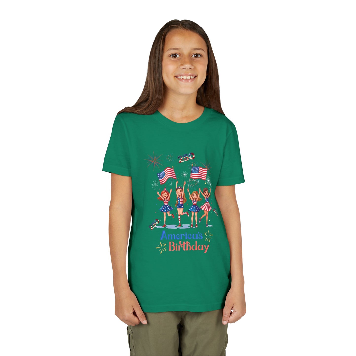 Youth T- Shirt America 250th Anniversary Collection (Cheerleaders)
