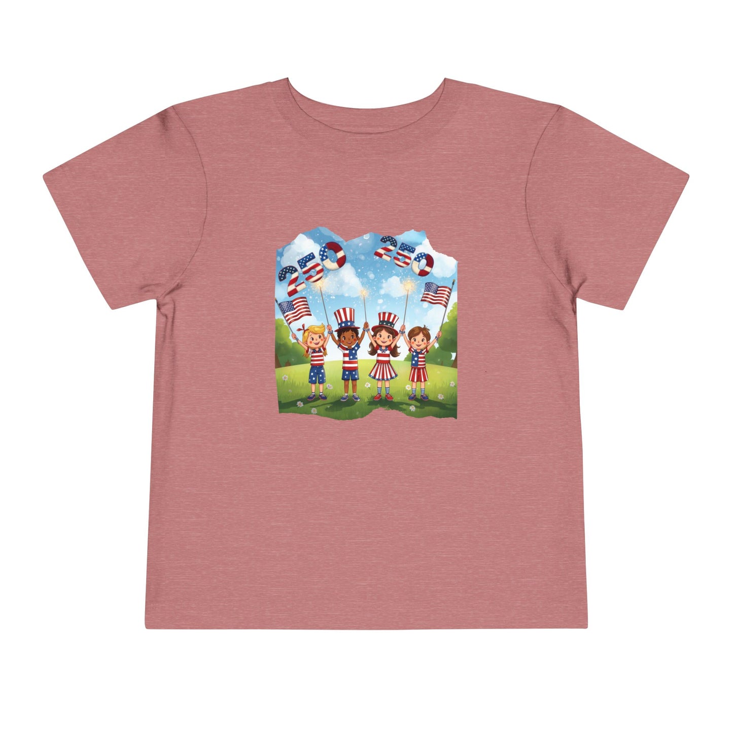 American 250th Anniversary Toddler Short Sleeve Tee (Countryside)