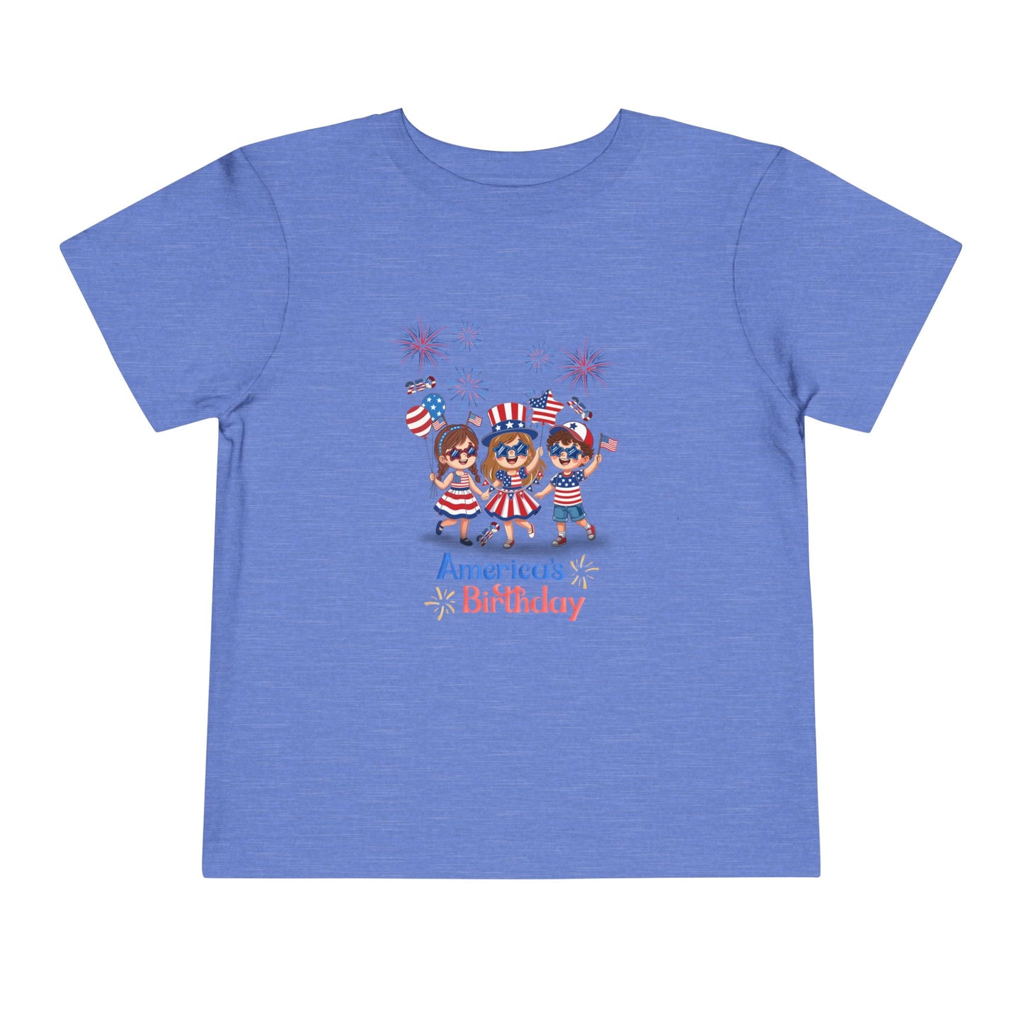 American 250th Anniversary Toddler Short Sleeve Tee (Star Sunglasses)