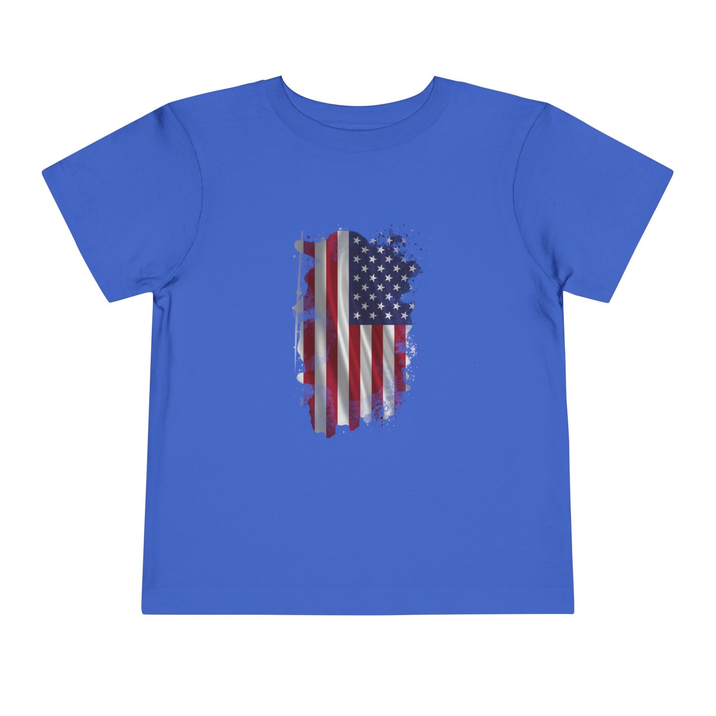 American 250th Anniversary Toddler Short Sleeve Tee (Distressed Flag)
