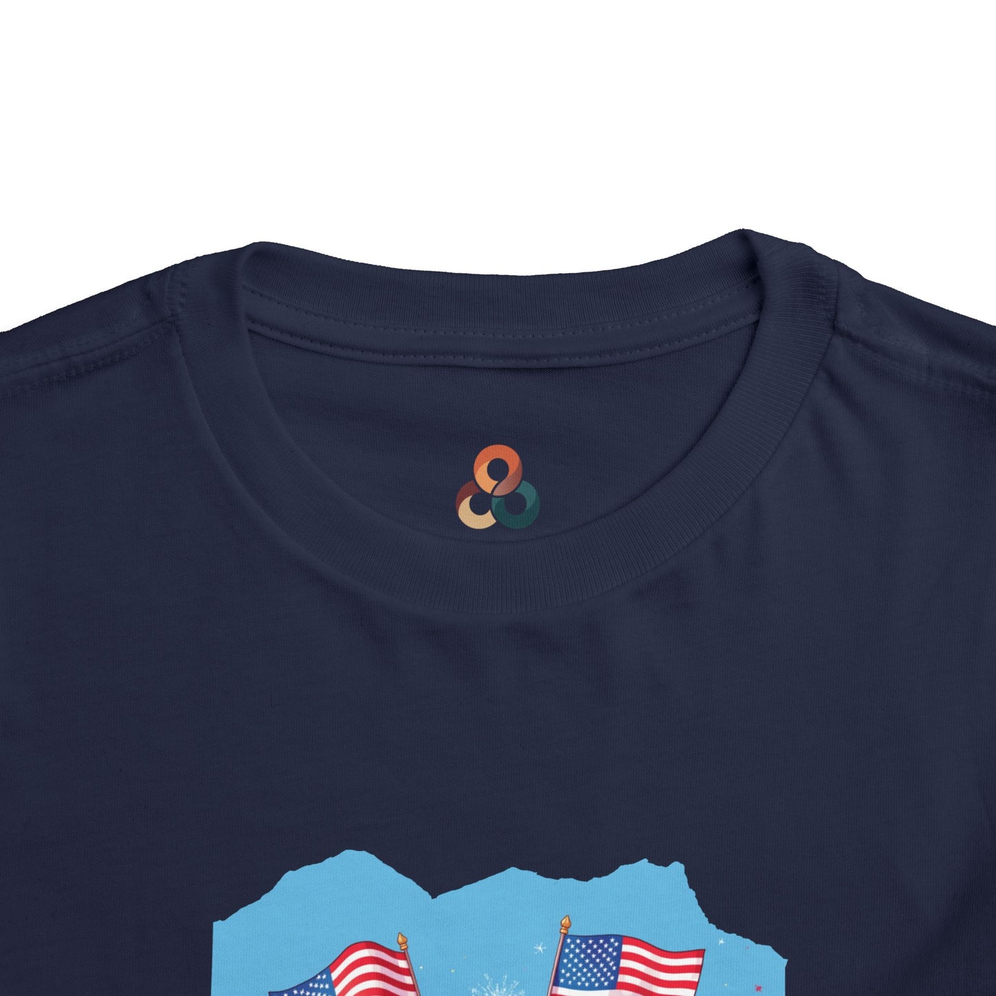 American 250th Anniversary Toddler Short Sleeve Tee ( Cheerleaders)