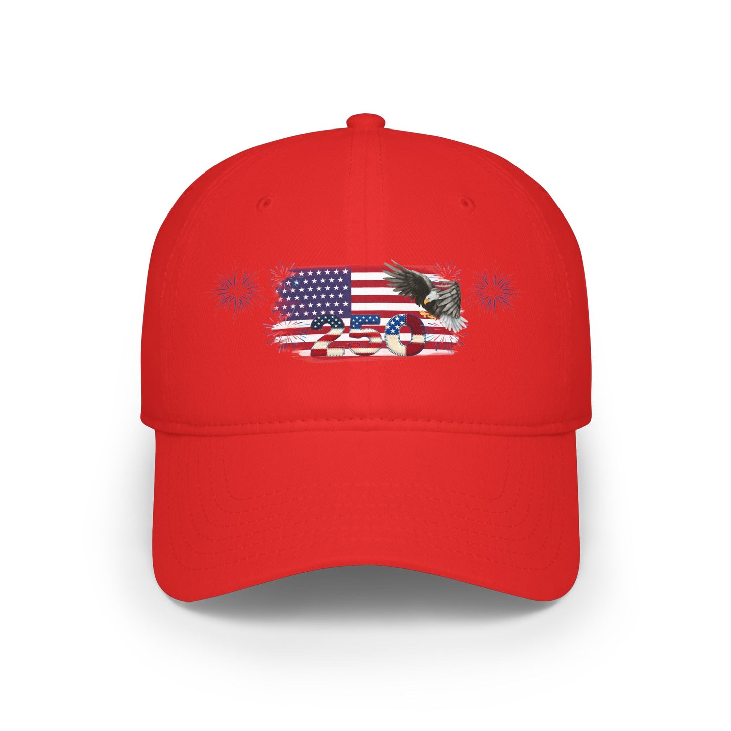 American 250th Anniversary Low Profile Baseball Cap (Hunting Eagle)