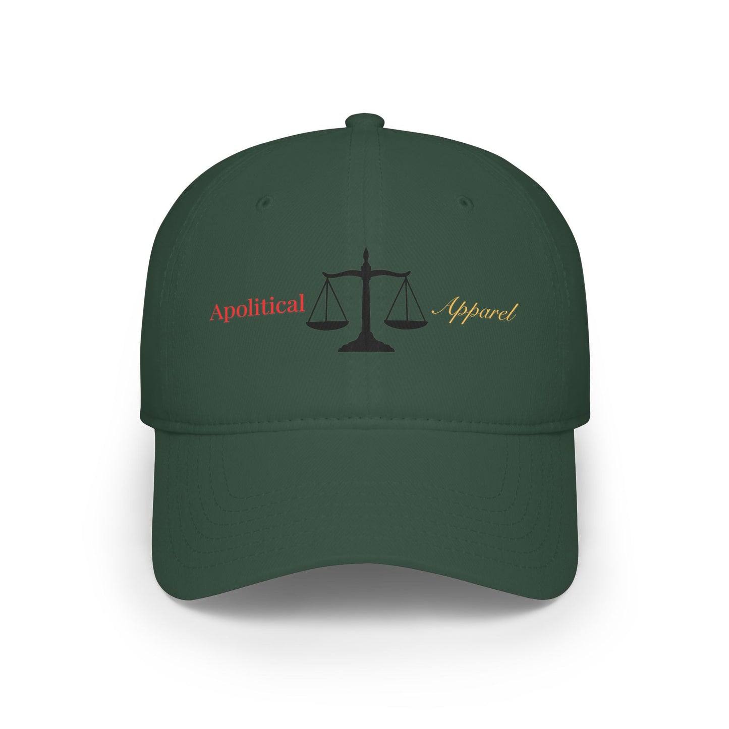 Apolitical Apparel Low Profile Baseball Cap (Black Scales)