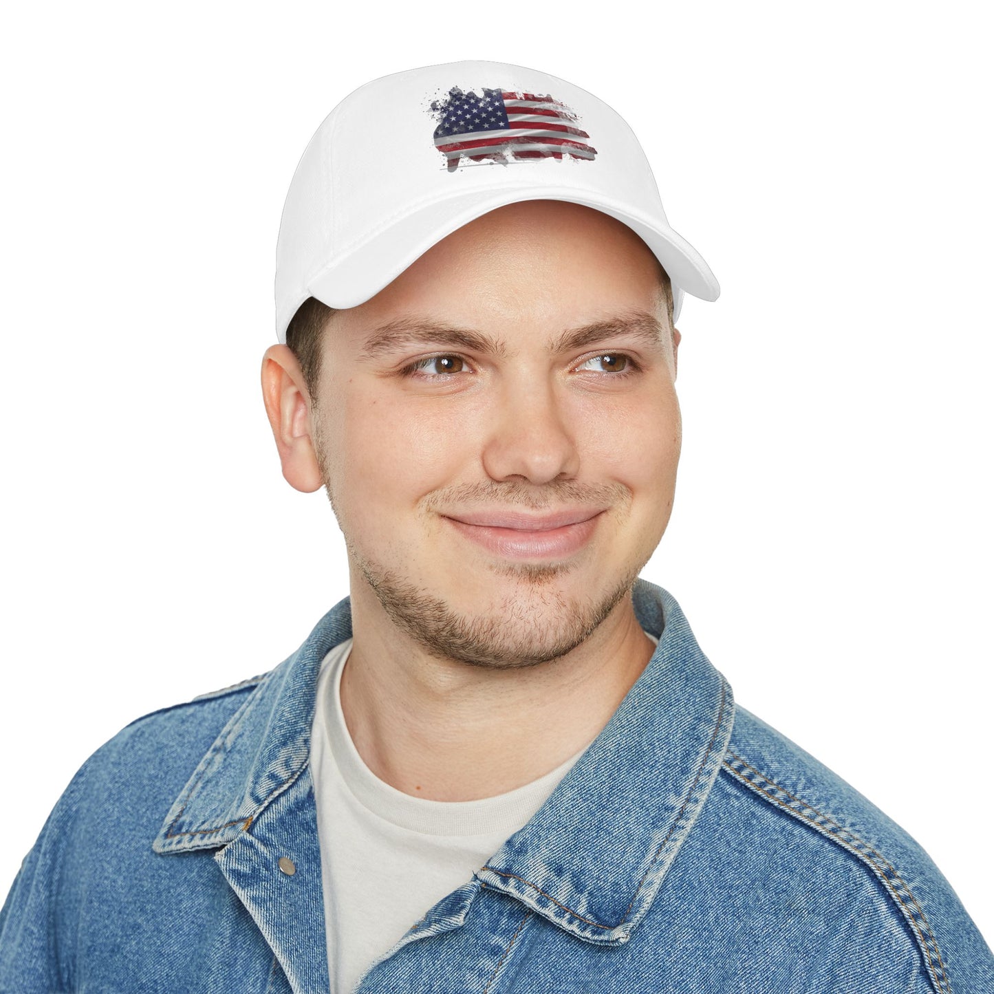American 250th Anniversary Low Profile Baseball Cap (Distressed Flag)