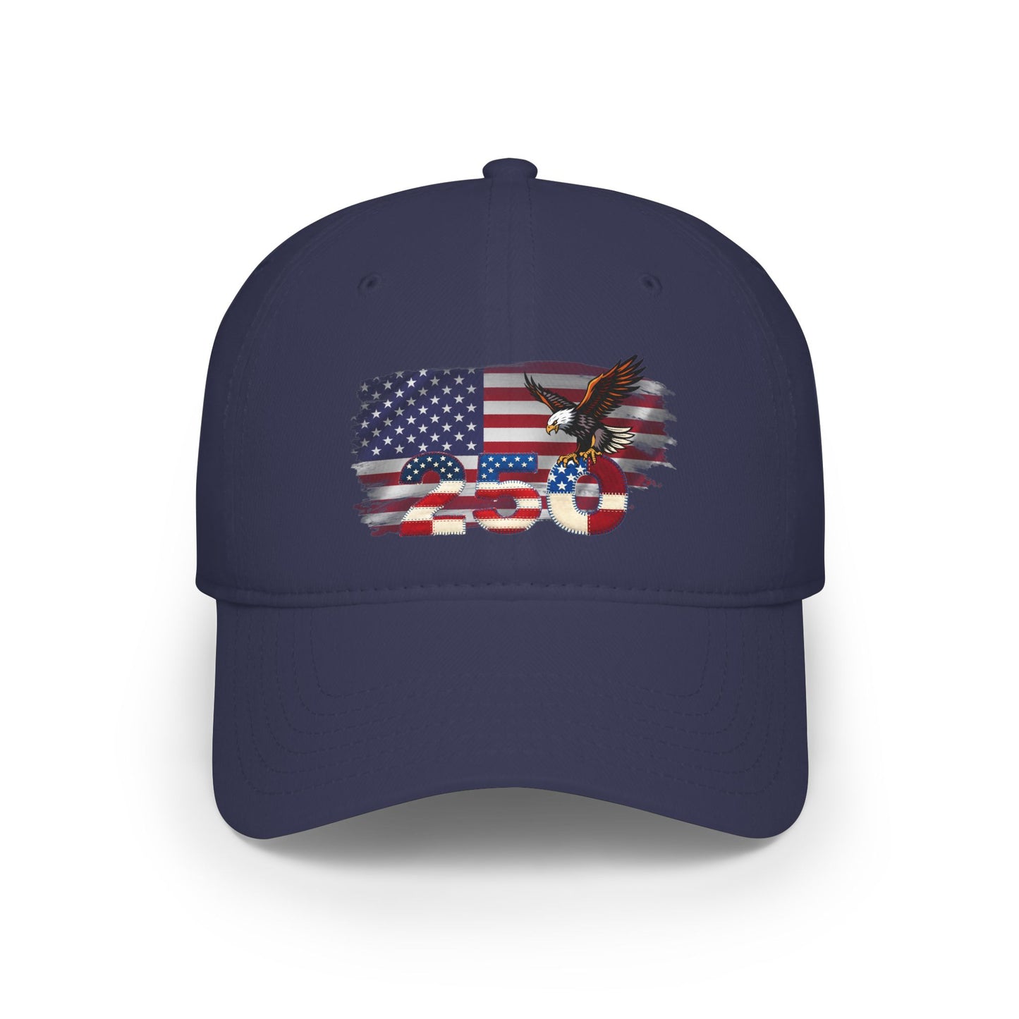 American 250th Anniversary Low Profile Baseball Cap (Spread Eagle)