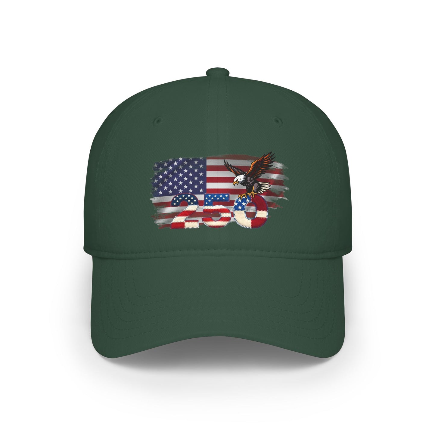 American 250th Anniversary Low Profile Baseball Cap (Spread Eagle)