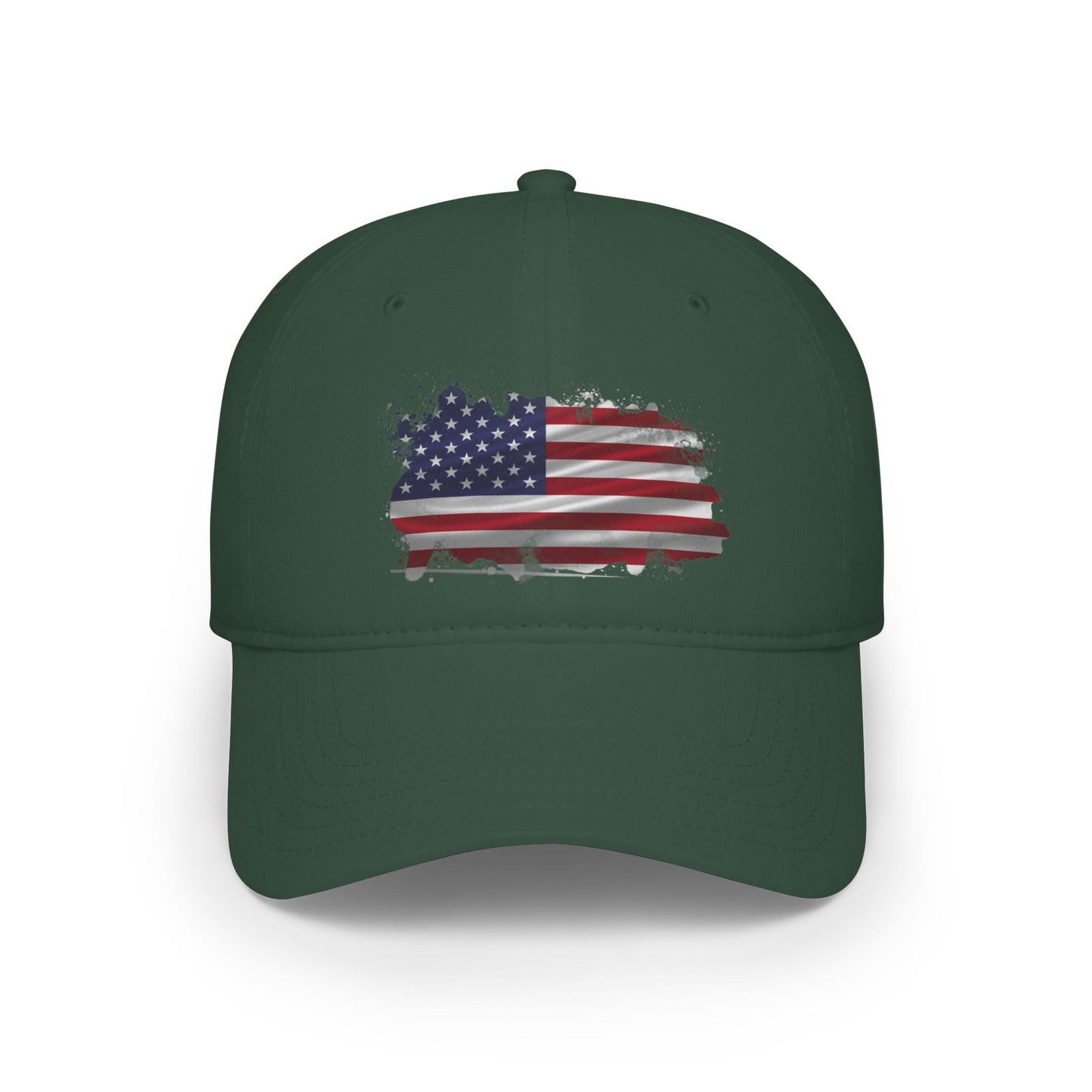 American 250th Anniversary Low Profile Baseball Cap (Distressed Flag)