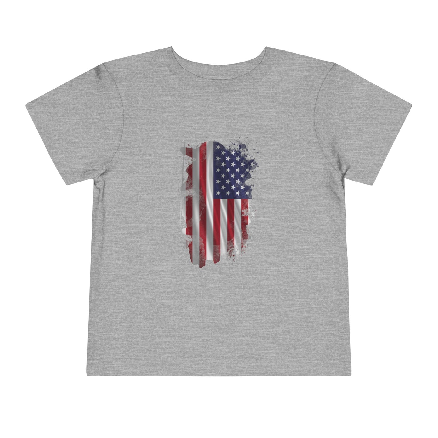 American 250th Anniversary Toddler Short Sleeve Tee (Distressed Flag)
