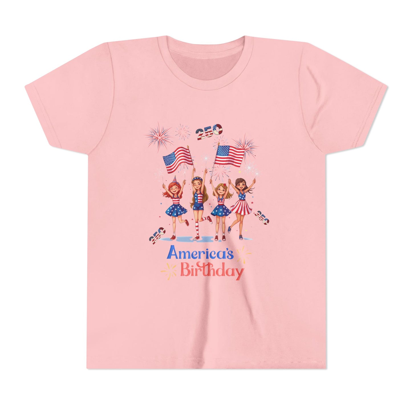 Youth T- Shirt America 250th Anniversary Collection (Cheerleaders)