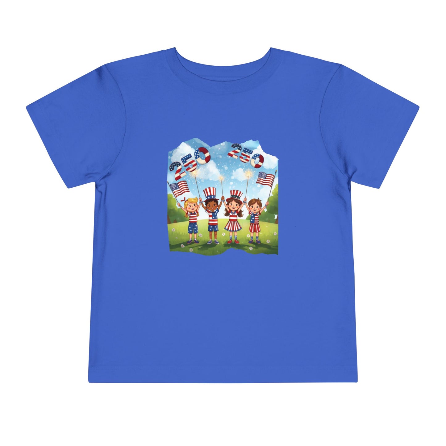 American 250th Anniversary Toddler Short Sleeve Tee (Countryside)