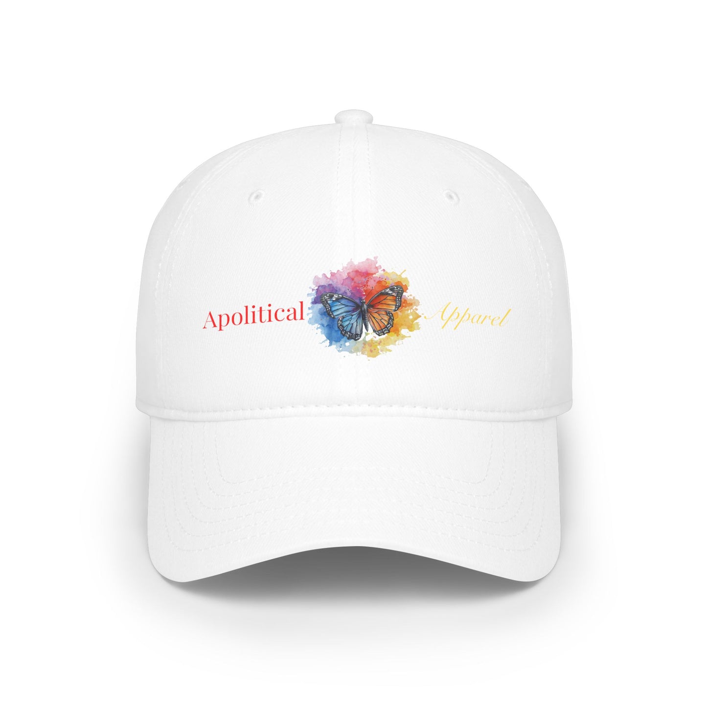 Apolitical Apparel Low Profile Baseball Cap (Butterfly)