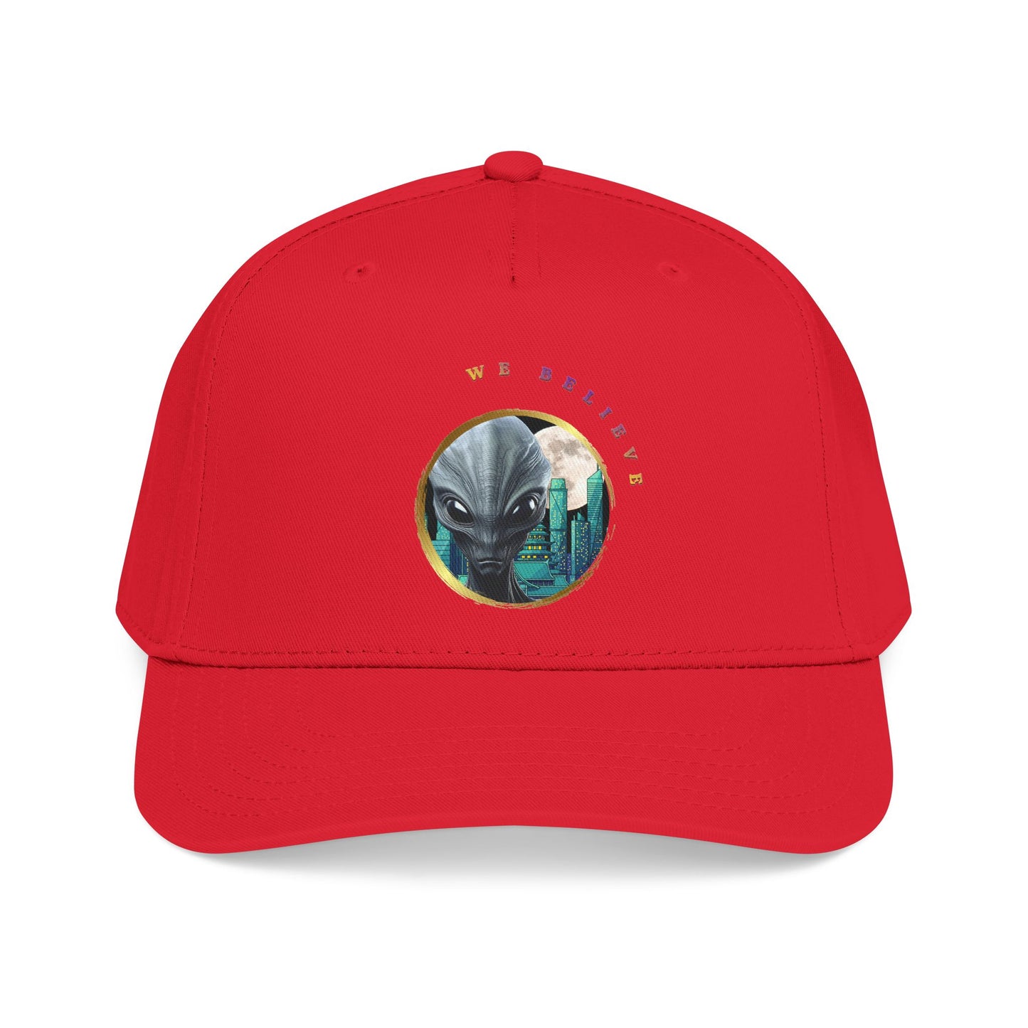 Out of this World. We Believe in Aliens Baseball Cap Collection. ( Turquoise Alien)