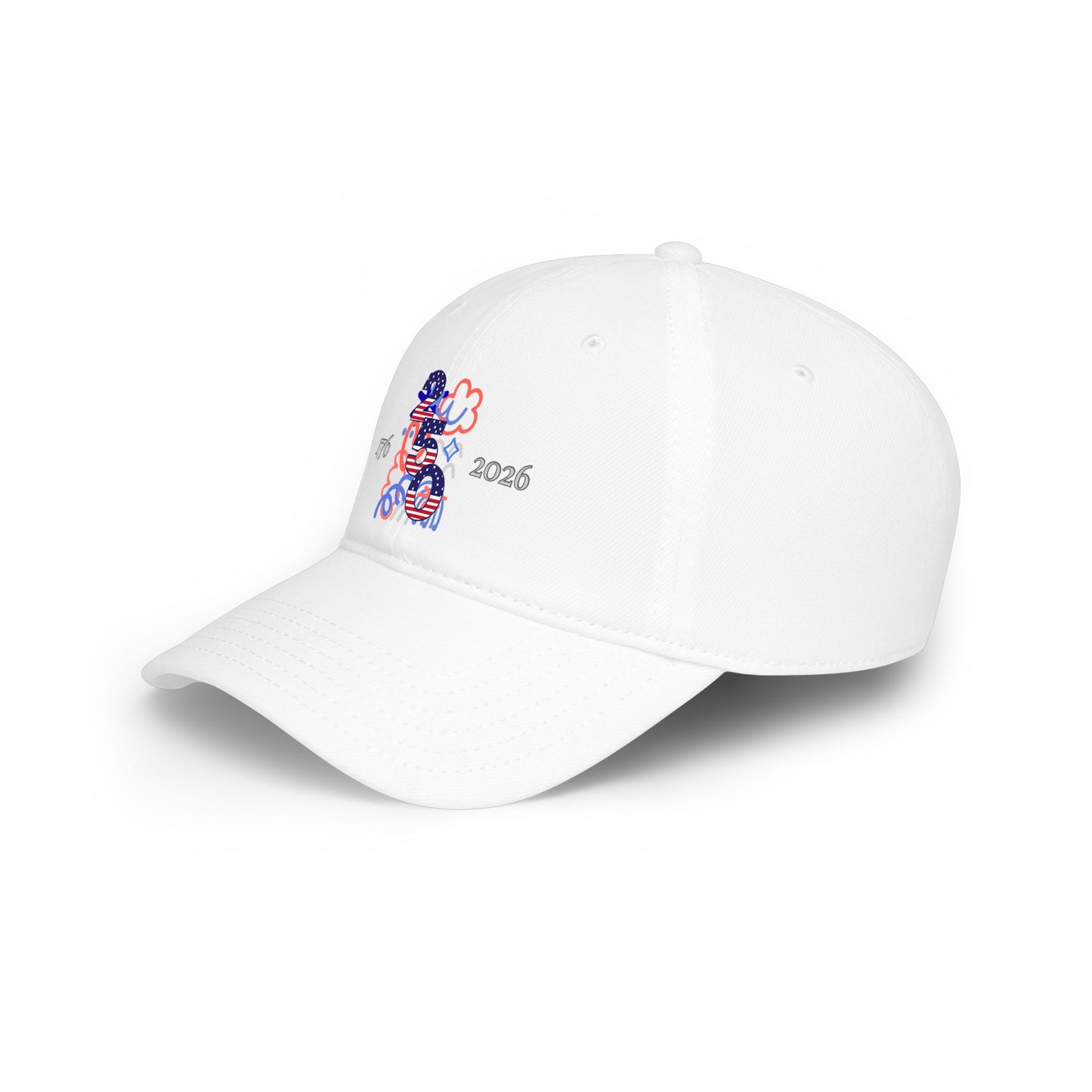American 250th Anniversary Low Profile Baseball Cap ( Doodle)