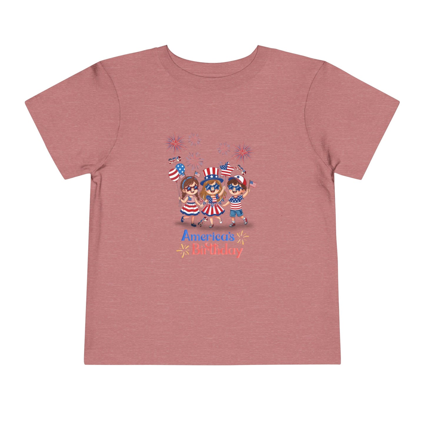 American 250th Anniversary Toddler Short Sleeve Tee (Star Sunglasses)