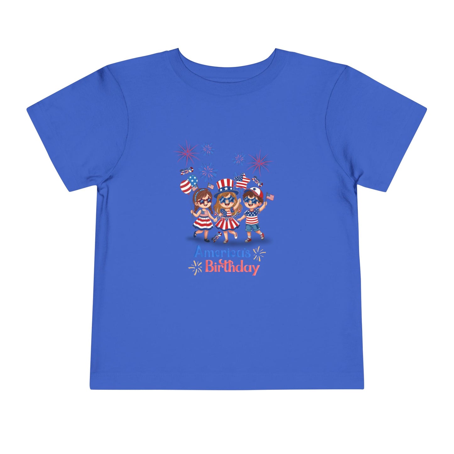 American 250th Anniversary Toddler Short Sleeve Tee (Star Sunglasses)
