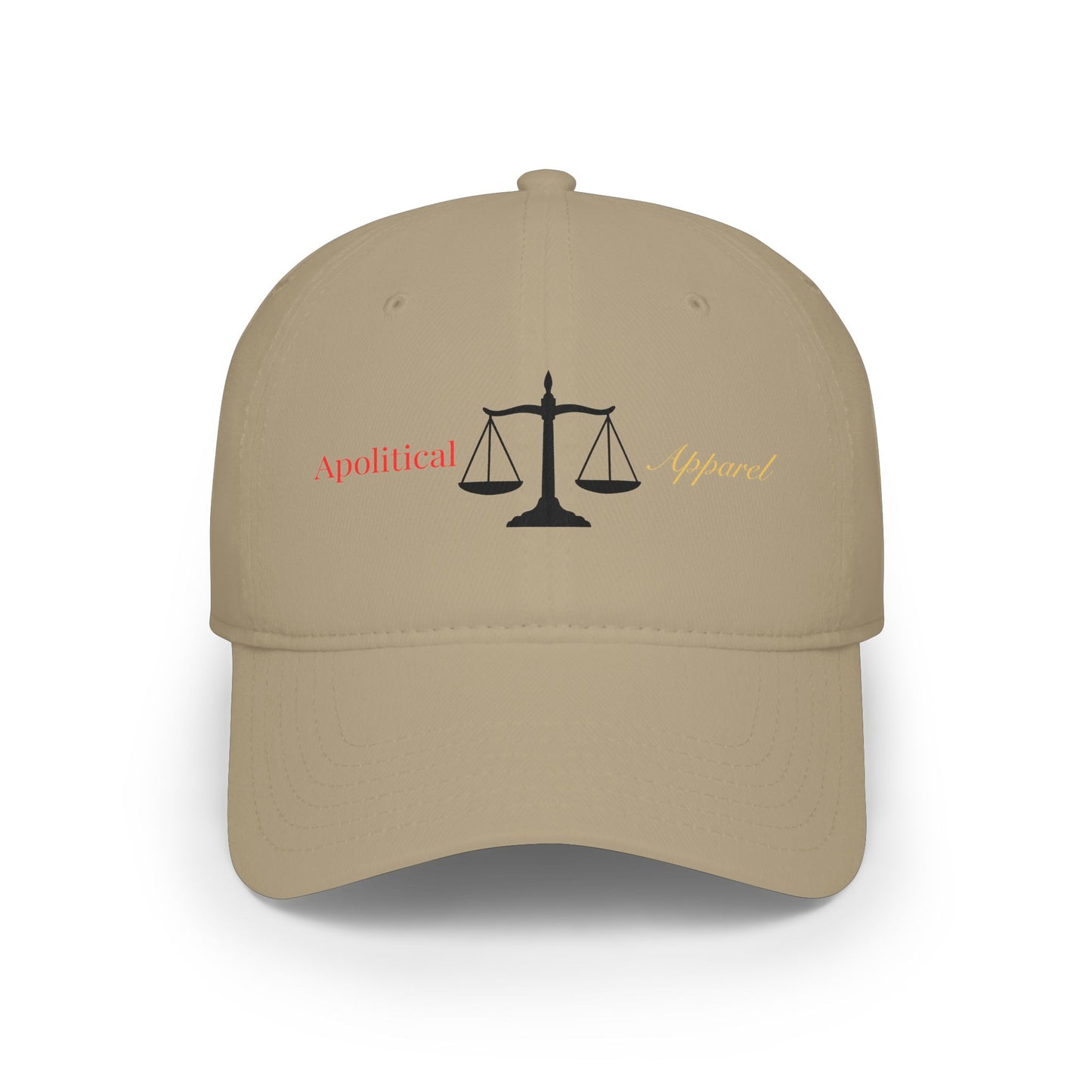 Apolitical Apparel Low Profile Baseball Cap (Black Scales)