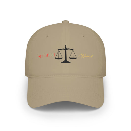 Apolitical Apparel Low Profile Baseball Cap (Black Scales)