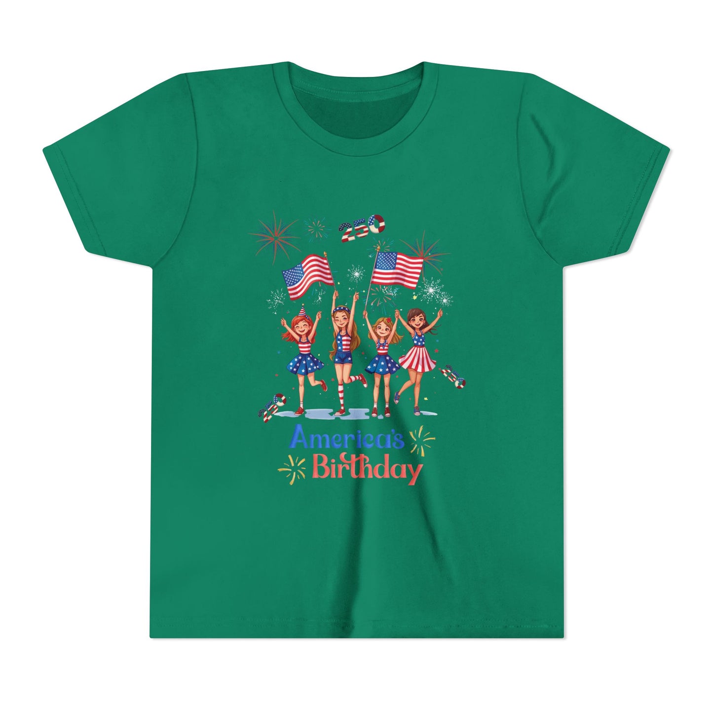 Youth T- Shirt America 250th Anniversary Collection (Cheerleaders)