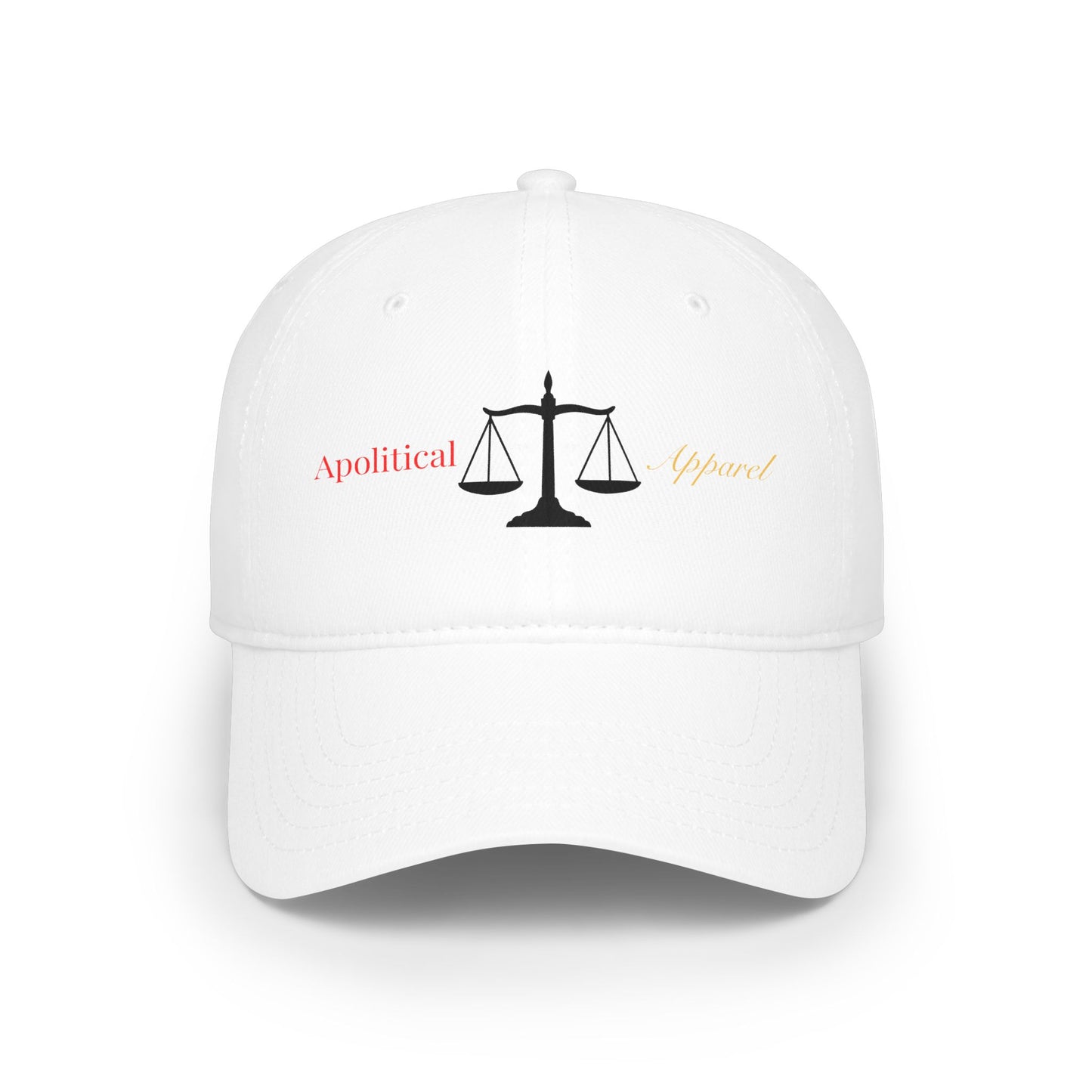 Apolitical Apparel Low Profile Baseball Cap (Black Scales)