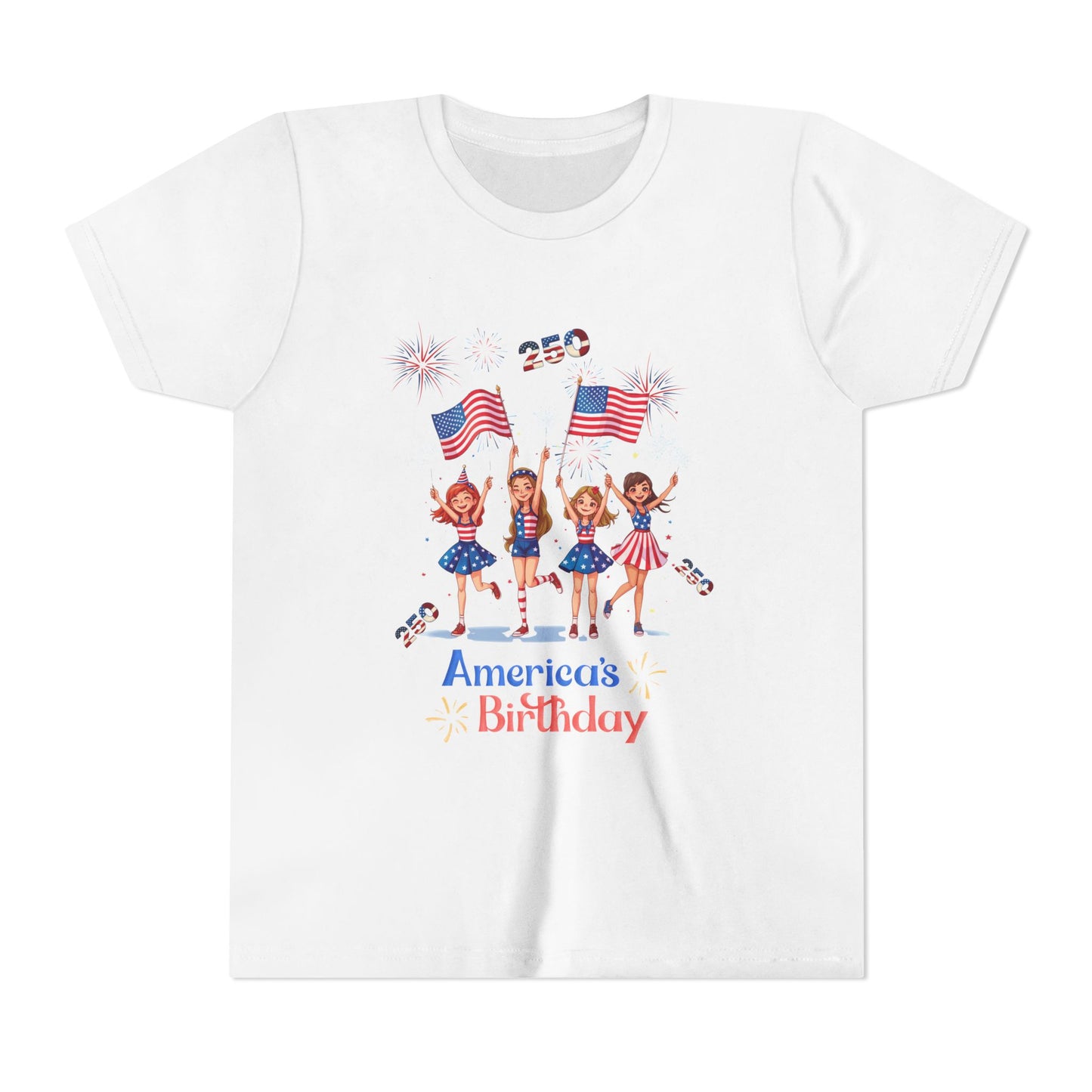 Youth T- Shirt America 250th Anniversary Collection (Cheerleaders)