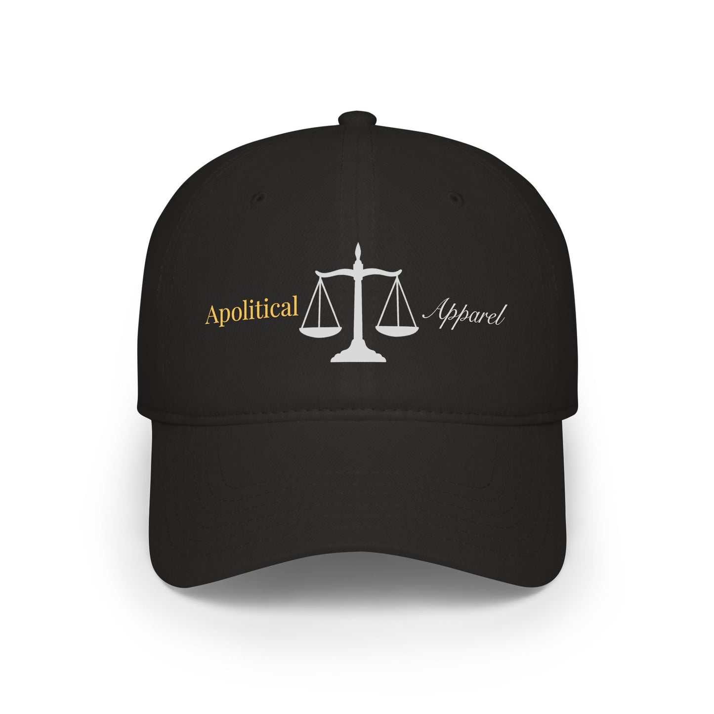 Apolitical Apparel Low Profile Baseball Cap (Silver Scales)