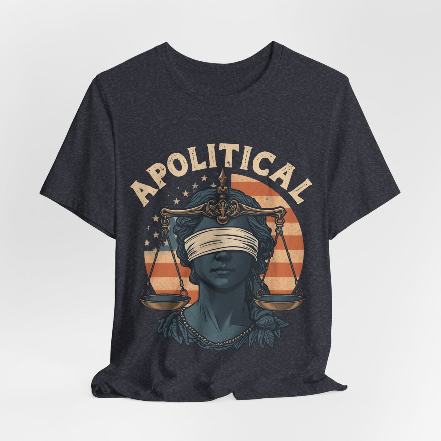 Apolitical Collection (Justice is Blind) no logo