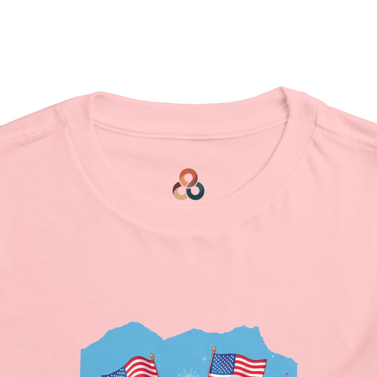 American 250th Anniversary Toddler Short Sleeve Tee ( Cheerleaders)