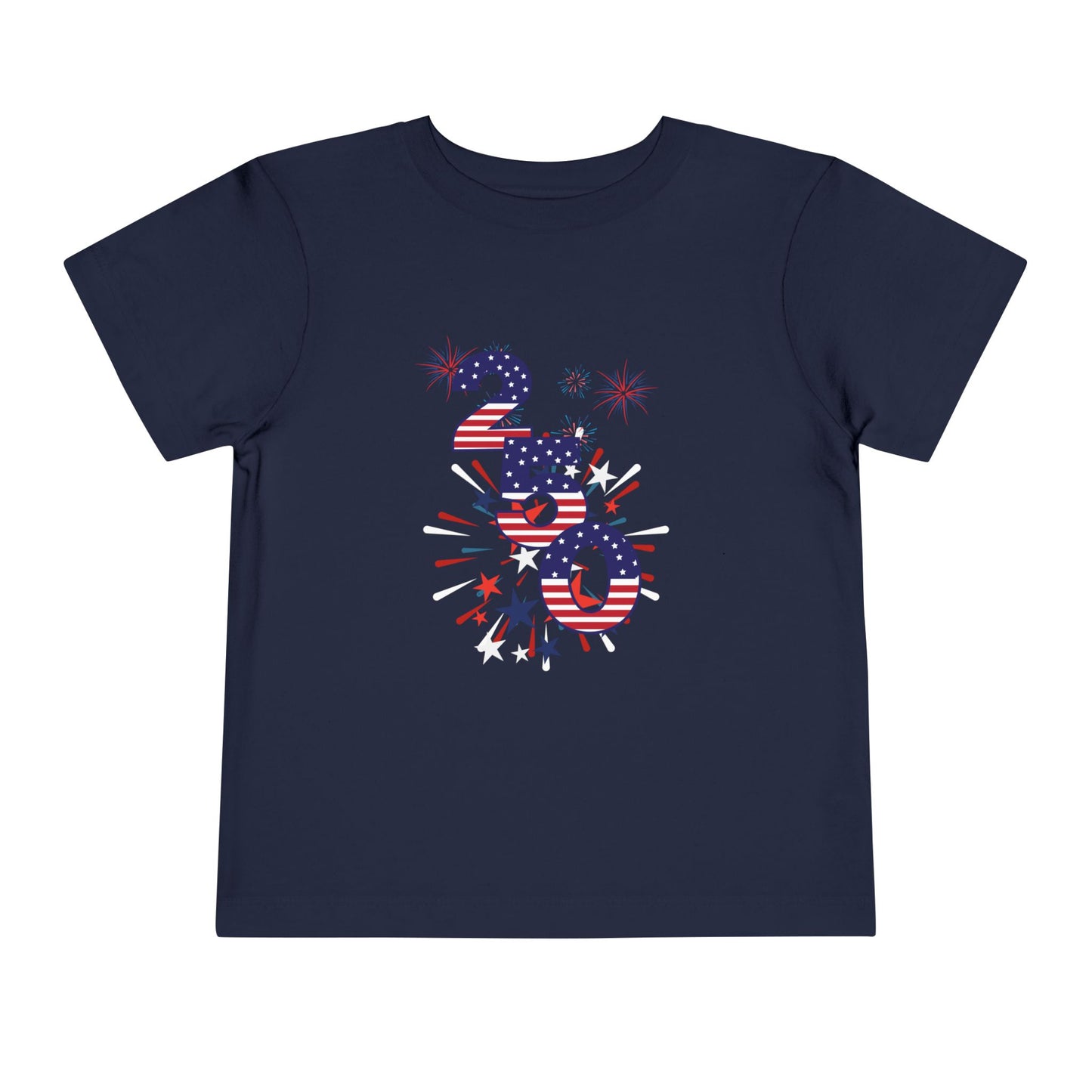 American 250th Anniversary Toddler Short Sleeve Tee (250 Numbers )
