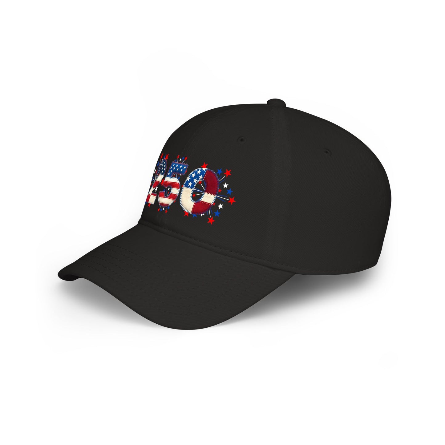 American 250th Anniversary Low Profile Baseball Cap ( 250 Numbers)