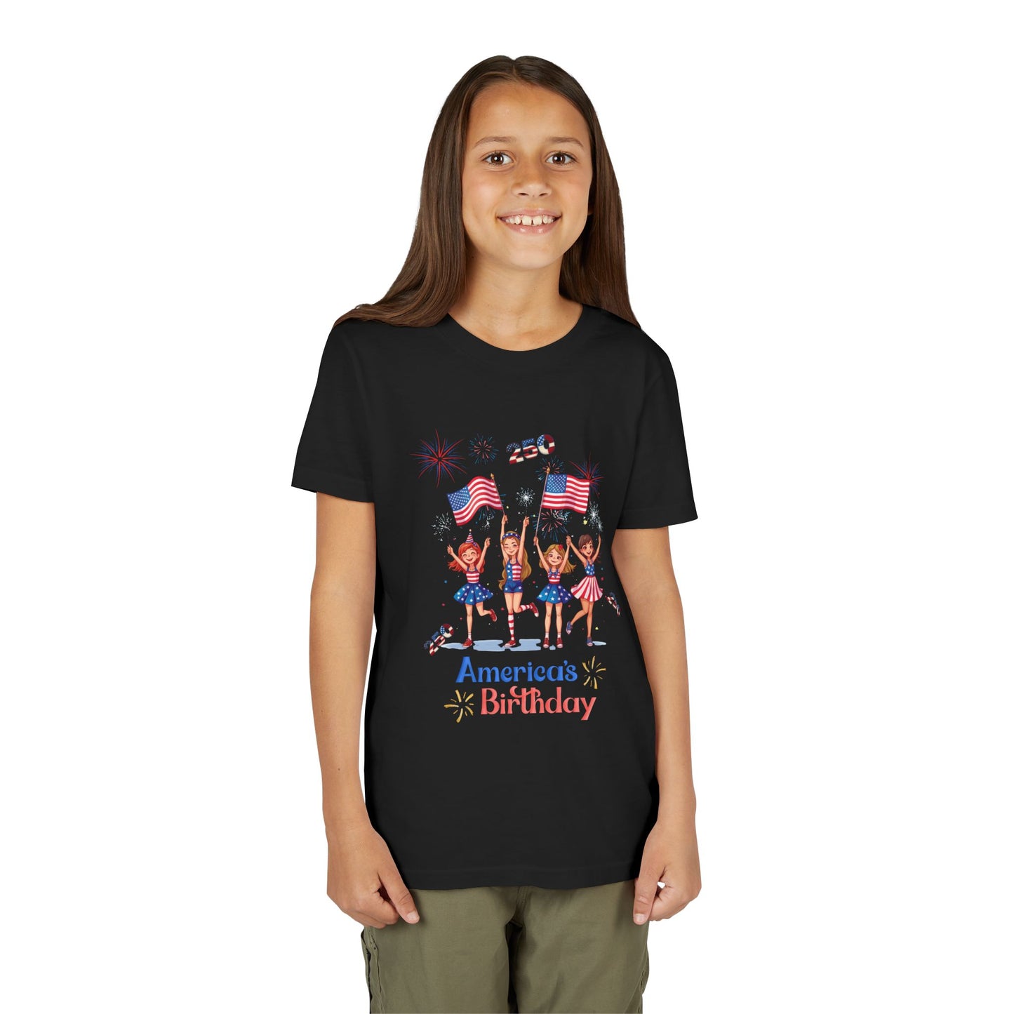 Youth T- Shirt America 250th Anniversary Collection (Cheerleaders)