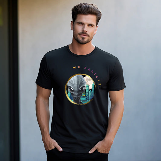 Out of this World. We Believe in Aliens Collection. (Turquoise Alien)