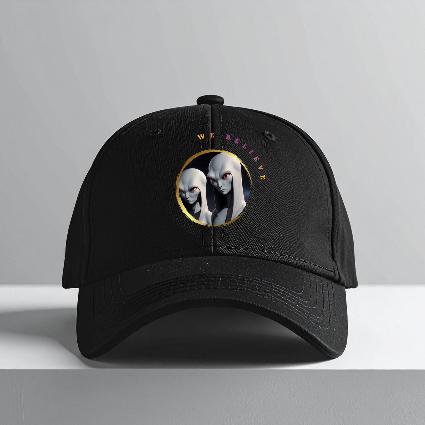 Out of this World. We Believe in Aliens Baseball Cap Collection (Alien Couple)