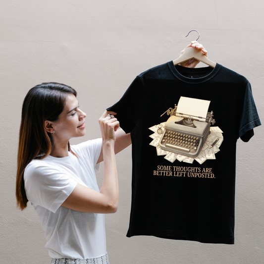 Unisex Premium Tee. Some Thoughts Are Better Left Unposted.